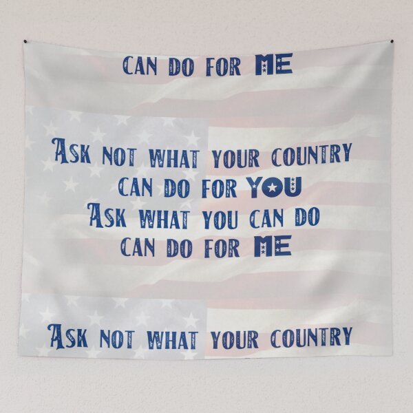 Item preview, Ask Not What Your Country Can Do For You, Ask What You Can Do For Me designed and sold by LILAC-INFANT.