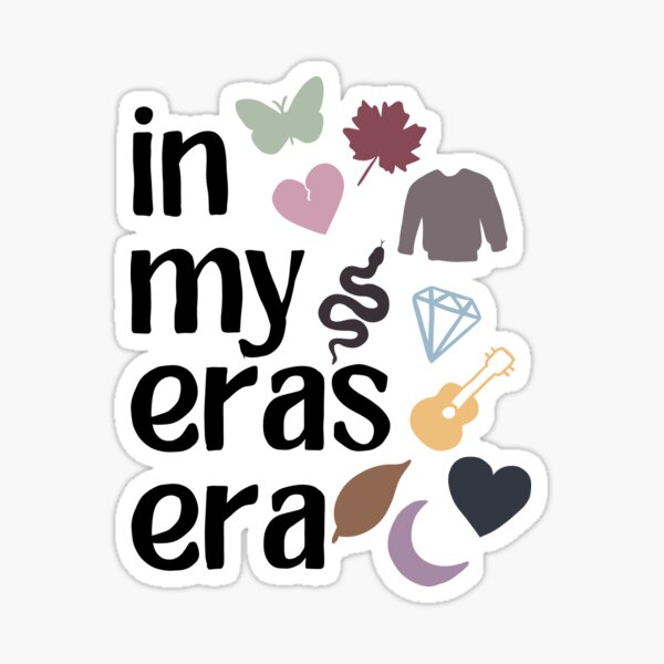 A6 Sticker Sheet] I'M IN MY ____ ERA / Taylor Swift's Chibi Eras Sticker  Sheet – Sunny Stickers MY