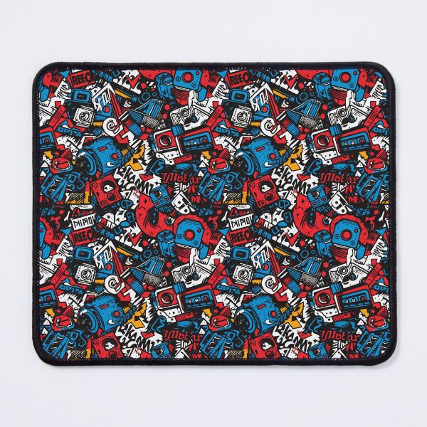 Item preview, Diseños de grafiti rojos y azules a la moda: ¡desata tu estilo urbano! designed and sold by Designifying.