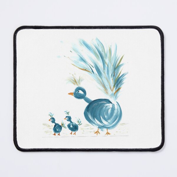 Item preview, Funky Peacock Family designed and sold by SimpleCalmArtSD.