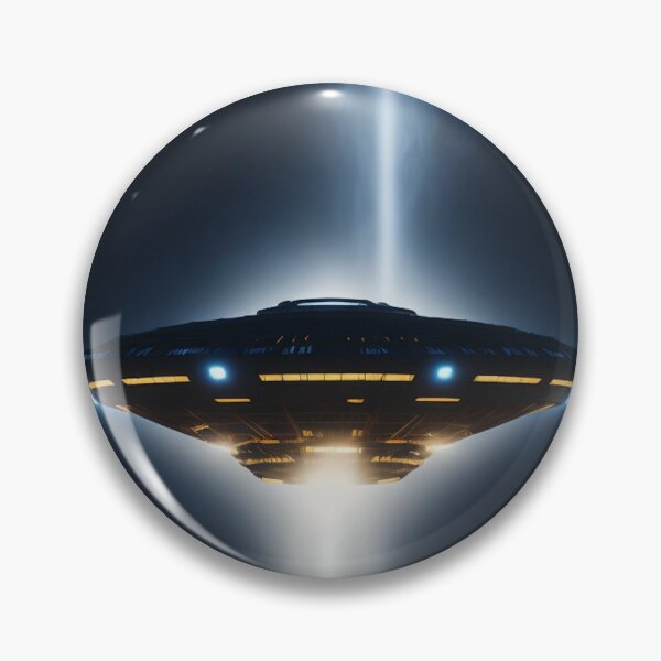 Item preview, A UFO Shoots a Beam to the Ground designed and sold by artwealllove.