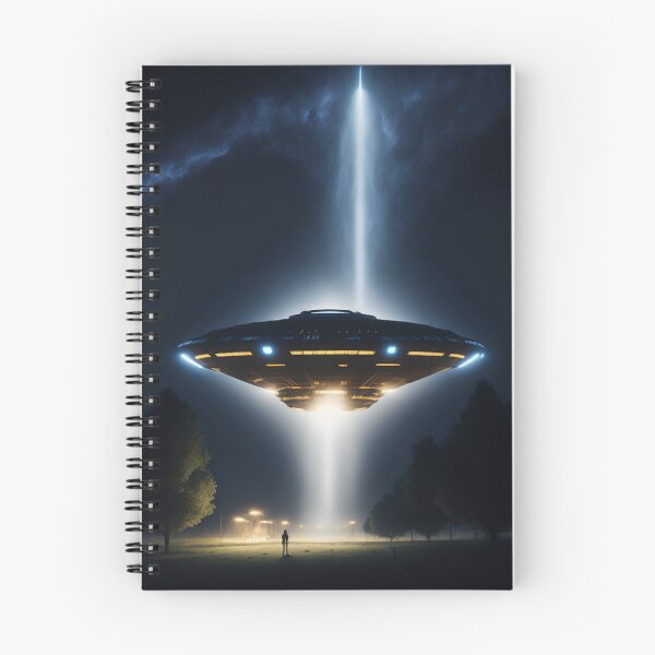 Item preview, A UFO Shoots a Beam to the Ground designed and sold by artwealllove.