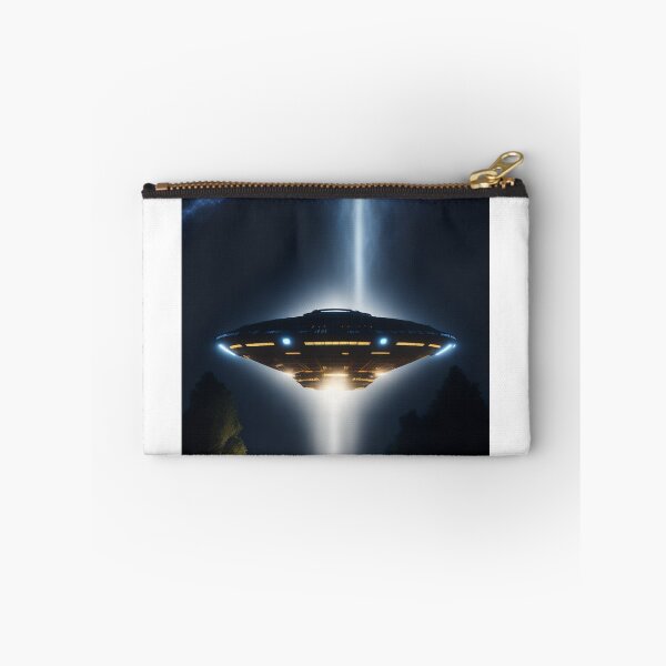 Item preview, A UFO Shoots a Beam to the Ground designed and sold by artwealllove.