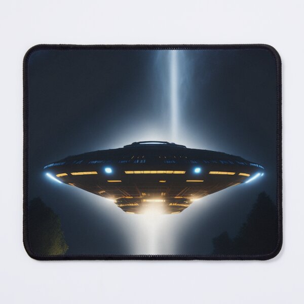 Item preview, A UFO Shoots a Beam to the Ground designed and sold by artwealllove.