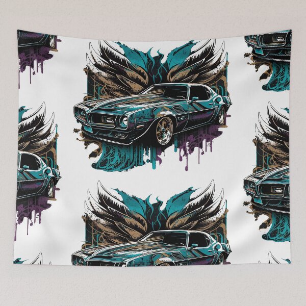 Item preview, Highly Collectible V8 Powerful Car, 1970 designed and sold by MVDigitalArt.