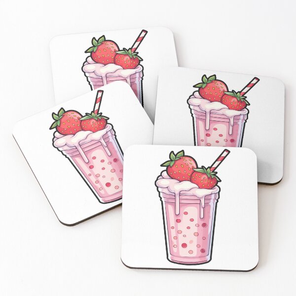 Item preview, Strawberry Milk Shake designed and sold by wildflowerlane.