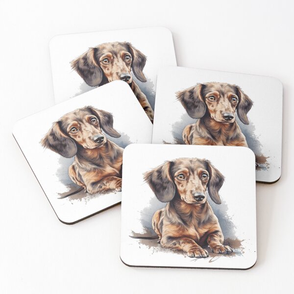 Item preview, Dachshund Digs: Photo-Realistic Dog Lover Apparel with Unique Closure - great for Sports Fans & Adventure-Seeking Pups in Neutral Colors. Allergy & Family-Friendly. dog colors. designed and sold by DooodleGod.