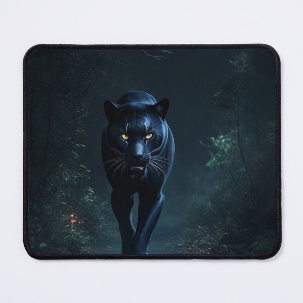 Item preview, A Black Panther in the Jungle designed and sold by artwealllove.