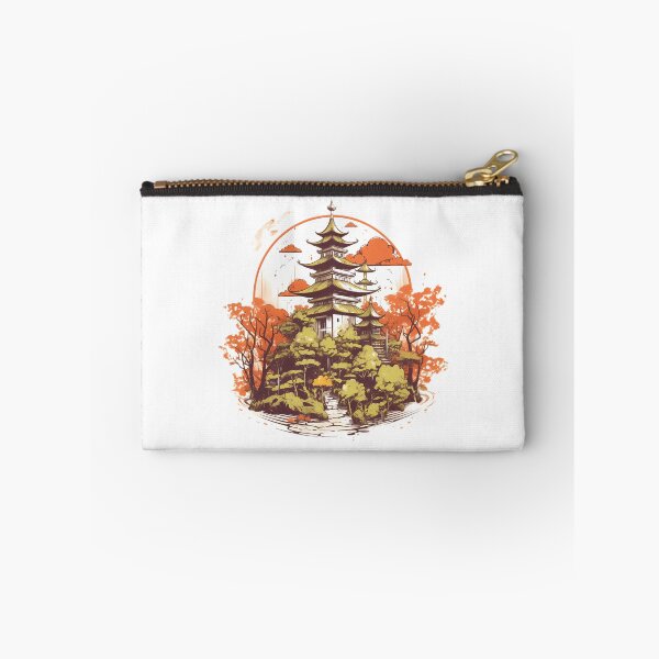 Item preview, Japanese Pagoda in a Bonsai Forest designed and sold by ShizenDesigns.