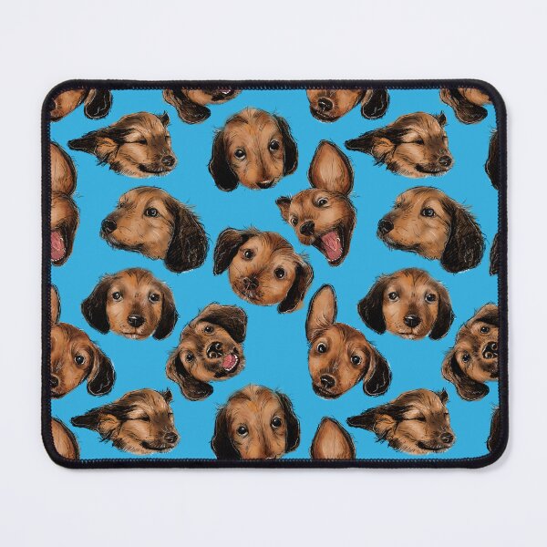 Item preview, Dachshund puppy pattern designed and sold by paigecassidy.