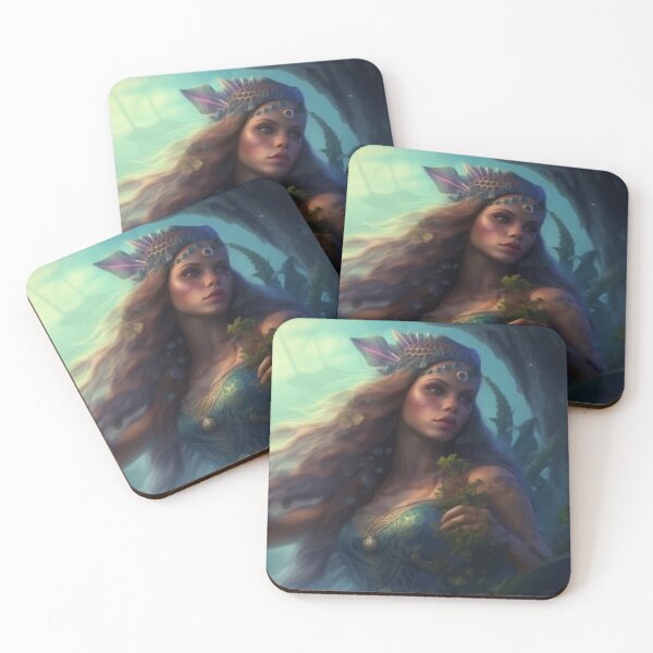 Item preview, Sea Enigma: The Pensive Beauty of the Mermaid designed and sold by Cris888.