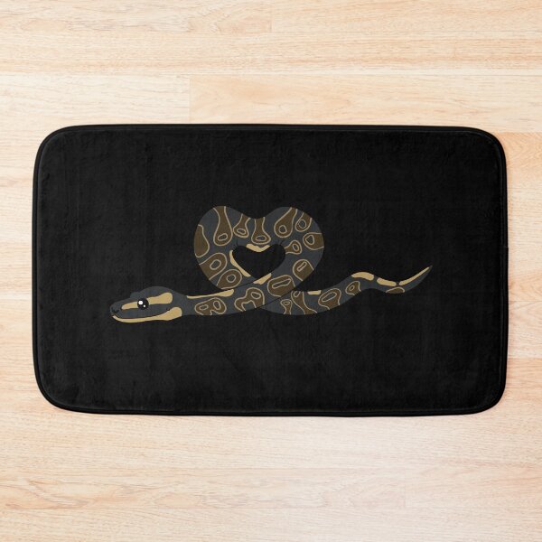Item preview, Black Pastel Ball Python Heart designed and sold by eternallygifted.