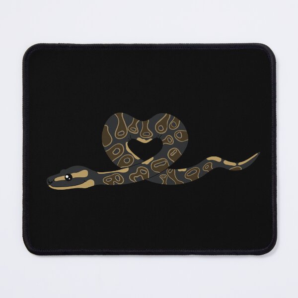 Item preview, Black Pastel Ball Python Heart designed and sold by eternallygifted.