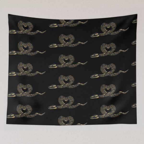 Item preview, Black Pastel Ball Python Heart designed and sold by eternallygifted.