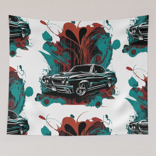 Item preview, Highly Collectible V8 Powerful Car, 1964 designed and sold by MVDigitalArt.