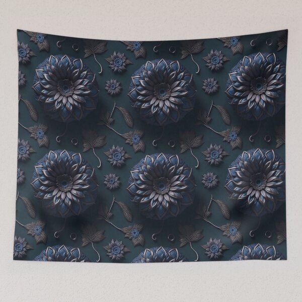 Item preview, 3d fantasy ashok flower pattern designed and sold by HarshBrown.