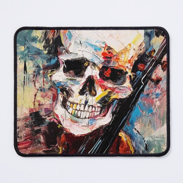 Item preview, Musical Bones: Acrylic Modern Art Skeleton Design V.23 designed and sold by Pexelpanoramas.