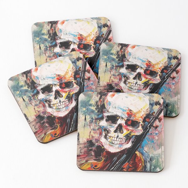 Item preview, Musical Bones: Acrylic Modern Art Skeleton Design V.23 designed and sold by Pexelpanoramas.