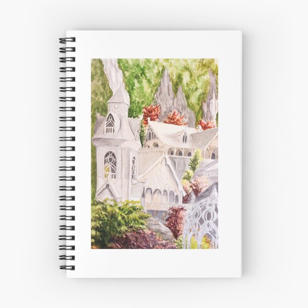 Item preview, Elven City Tower designed and sold by Cornflowersart.