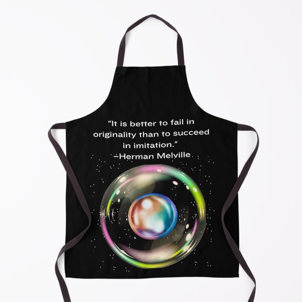 Item preview, "It's better to fail in originality than to succeed in imitation" -Melville designed and sold by Planet Agora.