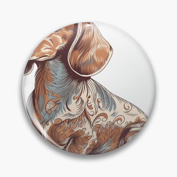 Item preview, Wonders Vintage Dachshund artwork - Fashion-Forward Clasp for designed and sold by DooodleGod.