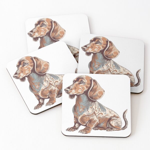 Item preview, Wonders Vintage Dachshund artwork - Fashion-Forward Clasp for designed and sold by DooodleGod.