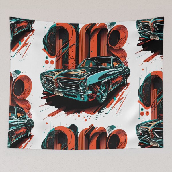 Item preview, Highly Collectible V8 Powerful Car, 1964 designed and sold by MVDigitalArt.