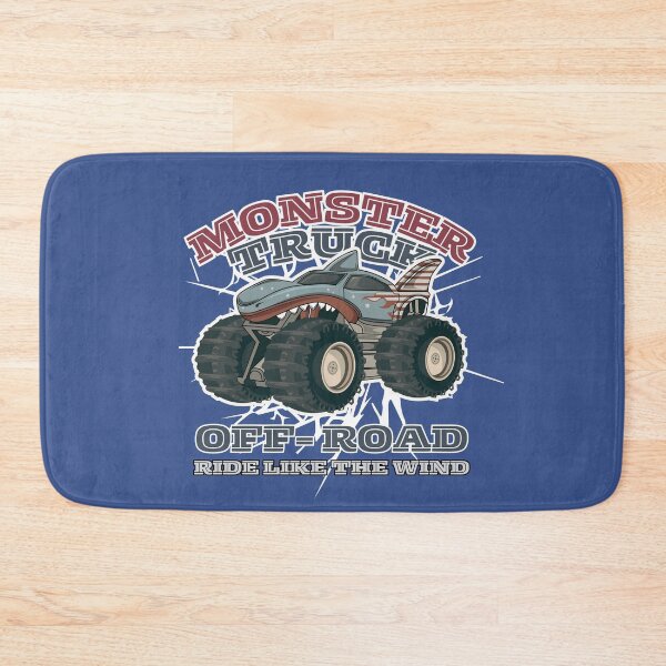 Item preview, Off Road Shark Monster Truck riding like the wind designed and sold by The magic  Yellow bus.