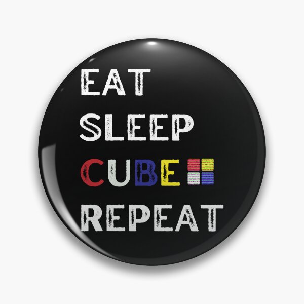 Item preview, Eat Sleep Cube Repeat Funny Cubes Puzzle Speed Cuber Gift  designed and sold by Anton Ashraf.