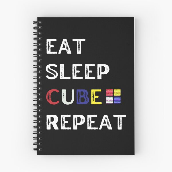 Item preview, Eat Sleep Cube Repeat Funny Cubes Puzzle Speed Cuber Gift  designed and sold by Anton Ashraf.