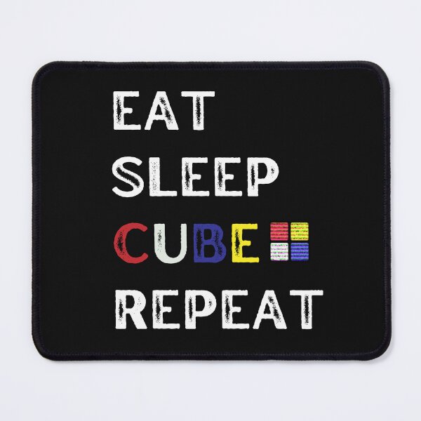 Item preview, Eat Sleep Cube Repeat Funny Cubes Puzzle Speed Cuber Gift designed and sold by Anton Ashraf.