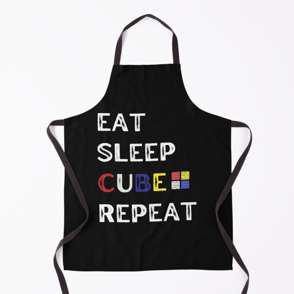 Item preview, Eat Sleep Cube Repeat Funny Cubes Puzzle Speed Cuber Gift  designed and sold by Anton Ashraf.