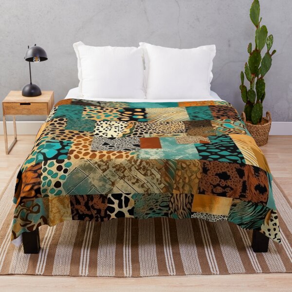 Item preview, Patchwork Leopard Pattern  designed and sold by JD72shirtshop.