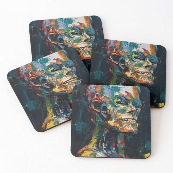 Item preview, Melancholy Bones: Acrylic Modern Art Skeleton Design V.27 designed and sold by Pexelpanoramas.