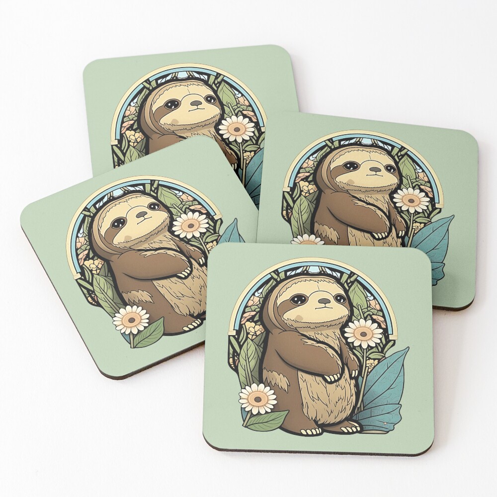 Item preview, Coasters (Set of 4) designed and sold by RandomForestBot.