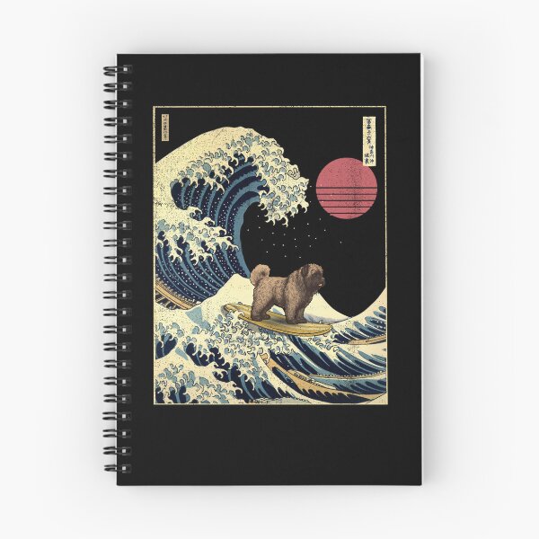 Item preview, Bouvier Des Flandres Kanagawa Japanese Surfing Wave designed and sold by rafaeltto.