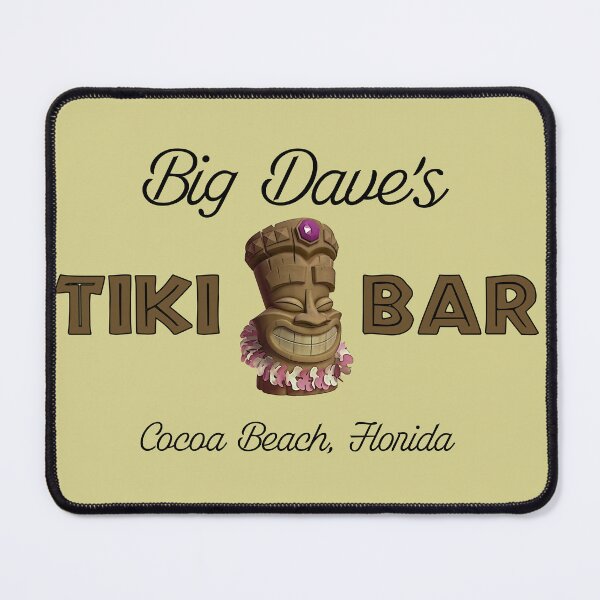 Item preview, Big Dave's Tiki Bar, Cocoa Beach, Florida - Black Lettering designed and sold by David Vanderwyst.