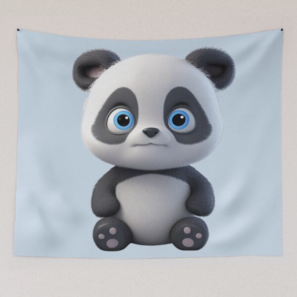 Item preview, serious baby panda designed and sold by DigitalPixelize.