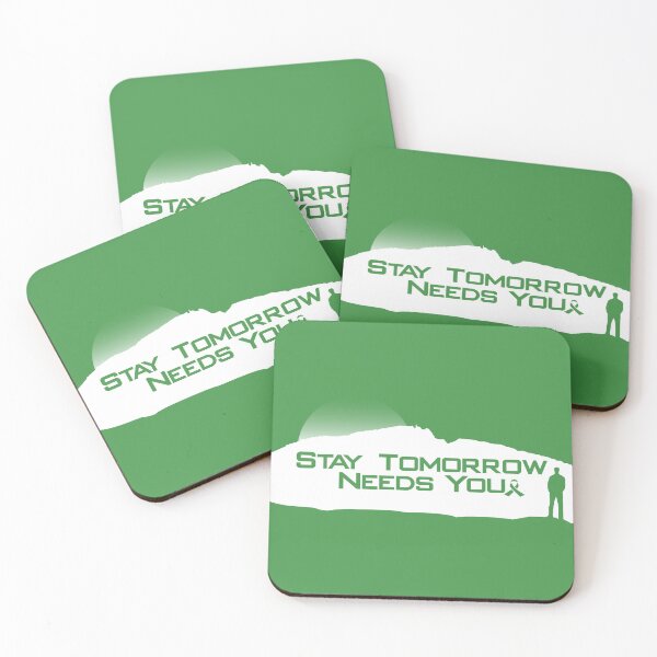 Item preview, mental health Awareness green ribbon stay tomorrow needs you in this family   designed and sold by shaderepublic.