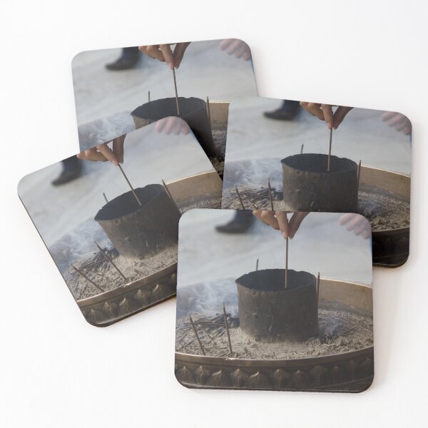 Item preview, Incense burning at a temple designed and sold by Shizenkai.