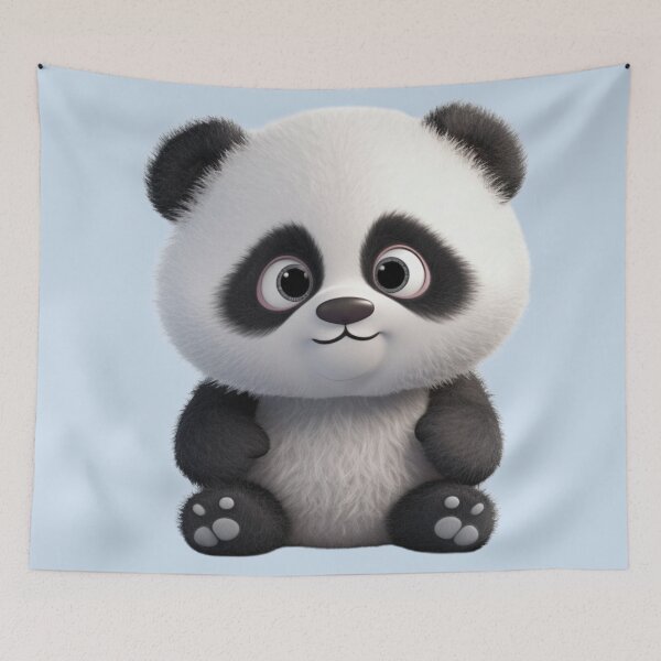 Item preview, cute baby chubby panda designed and sold by DigitalPixelize.
