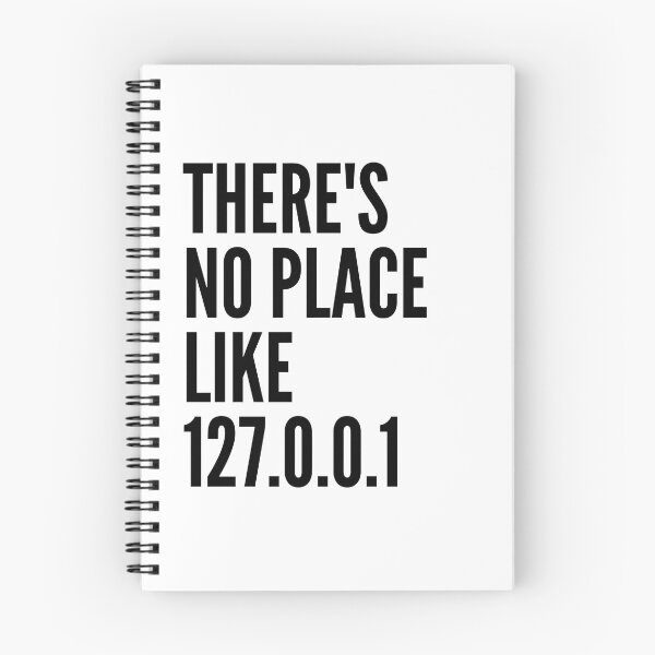 Item preview, There's No Place Like 127.0.0.1 - Digital Art Print for Tech Enthusiasts designed and sold by Diegos-.