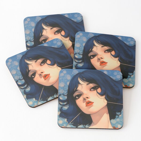 Item preview, blue girl designed and sold by TheMagicOracle.