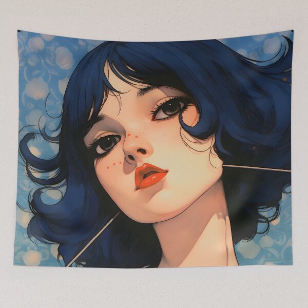 Item preview, blue girl designed and sold by TheMagicOracle.