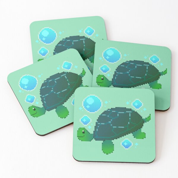 Artikelvorschau, Pixelkunst - Schildkröte entworfen und verkauft von Kaiko-Roku.
