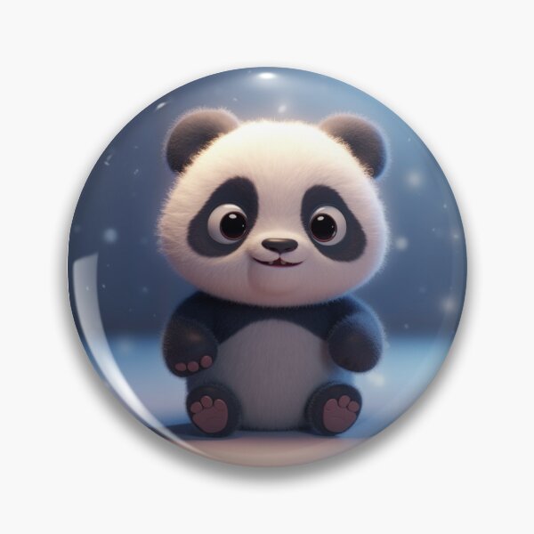 Item preview, black white panda designed and sold by DigitalPixelize.