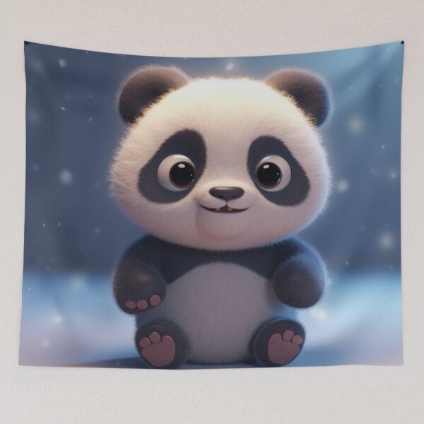 Item preview, black white panda designed and sold by DigitalPixelize.