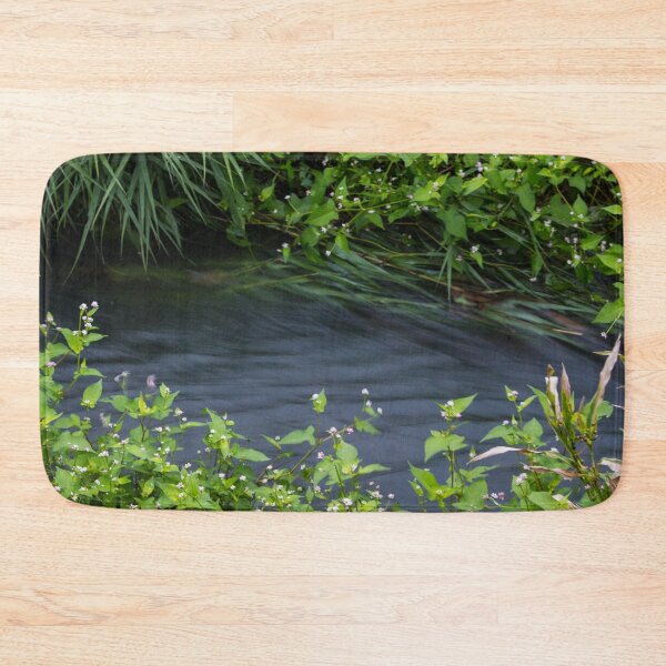 Item preview, Close up of lush foliage and a stream designed and sold by Shizenkai.
