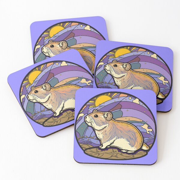 Item preview, Stained Glass Hamster designed and sold by RandomForestBot.