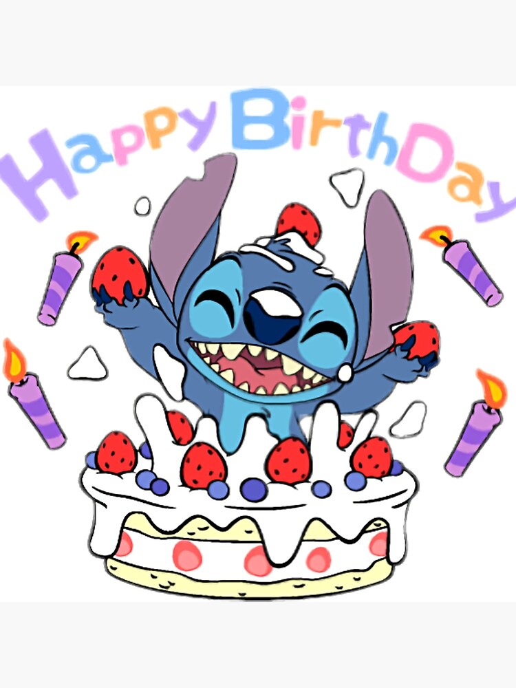 Happy Birthday Stitch | Poster